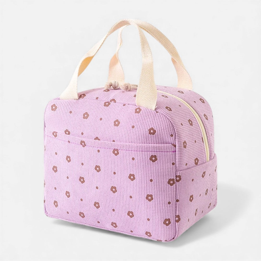Sac Repas Isotherme Motif Fleury