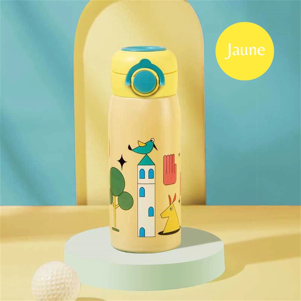 Gourde isotherme enfant - Jaune