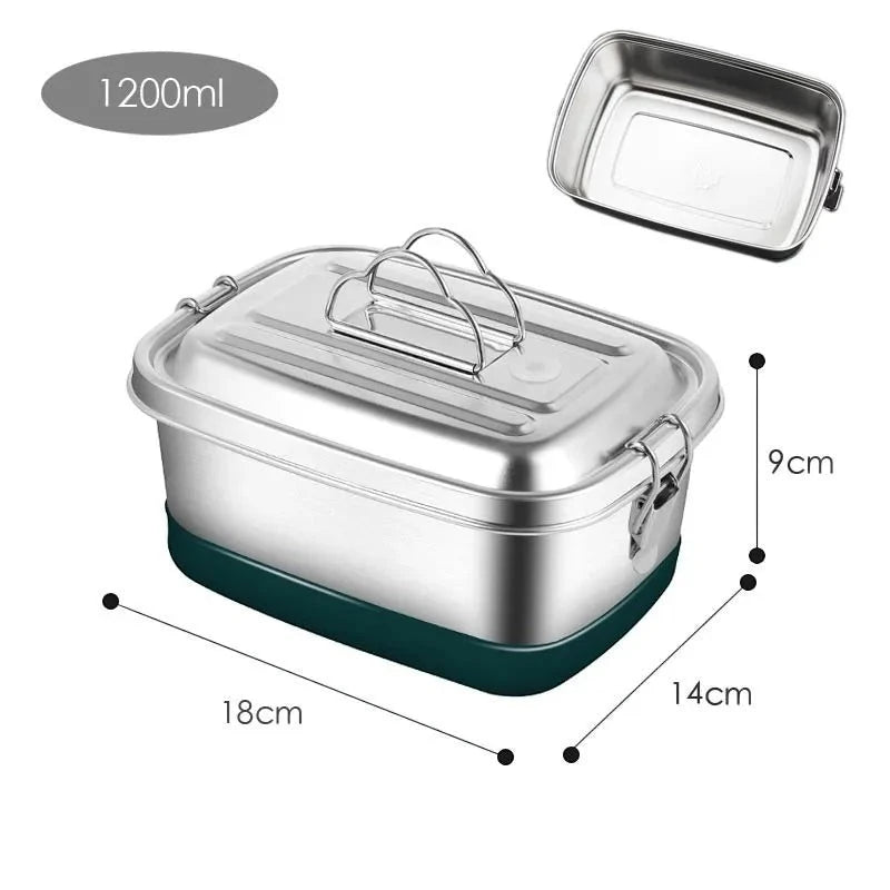 Inox Lunch Box En Acier Inoxydable Hermétique