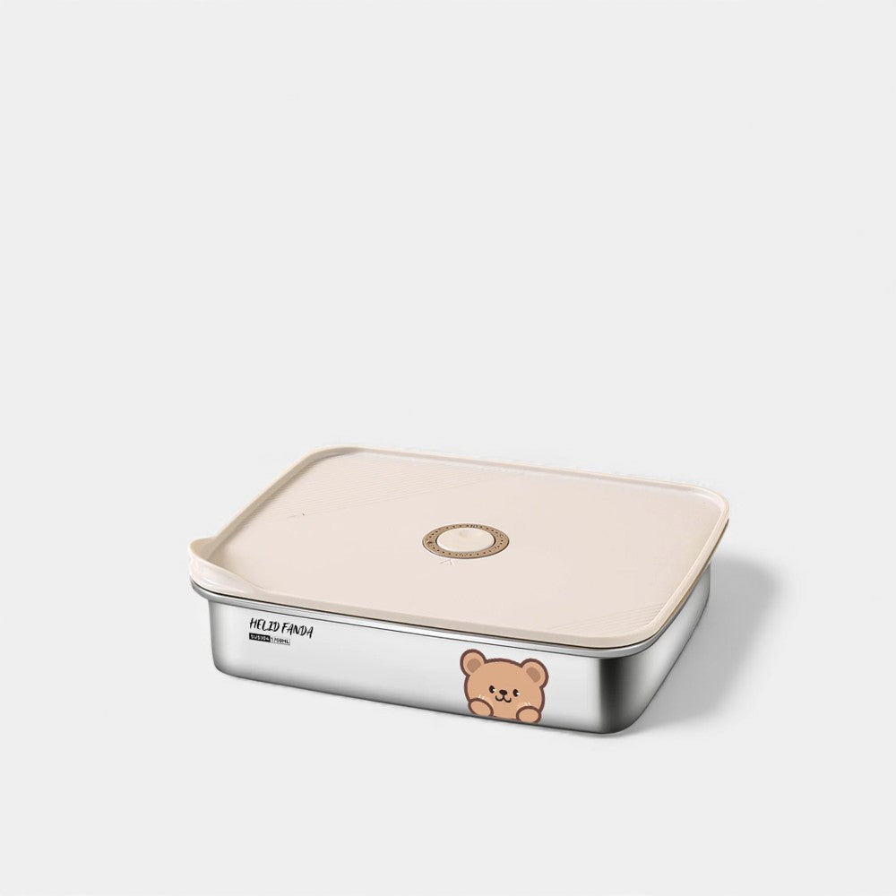 Lunch Box Isotherme Inox Ourson