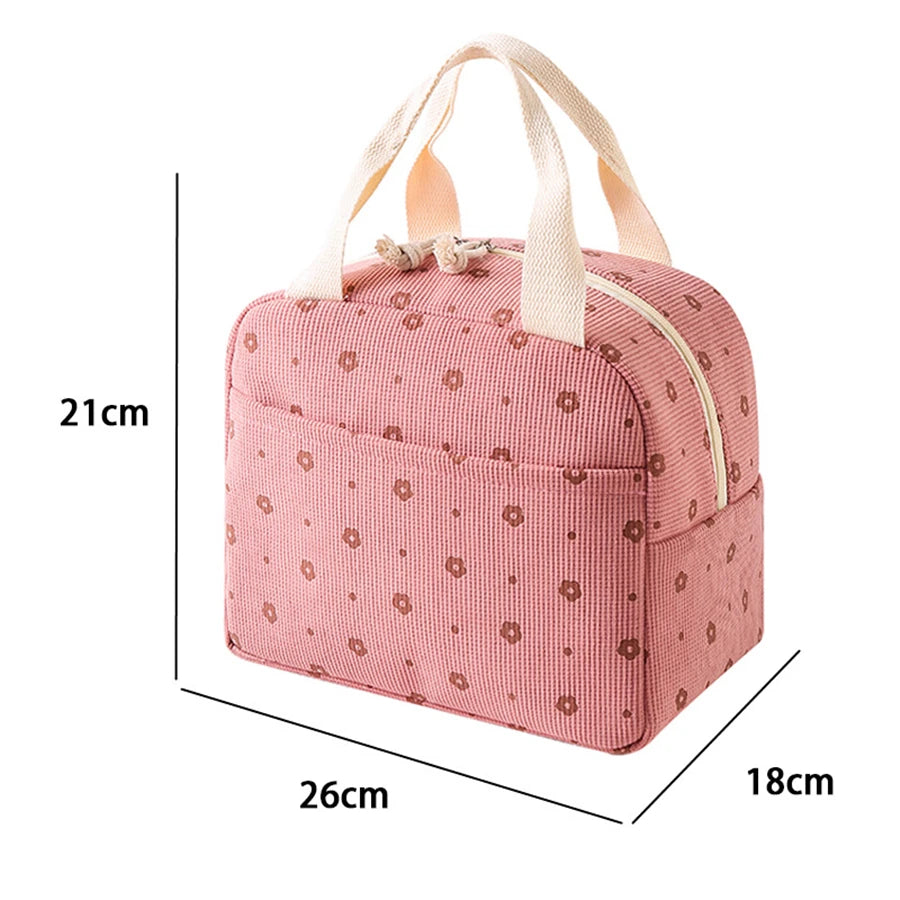 Sac Repas Isotherme Motif Fleury