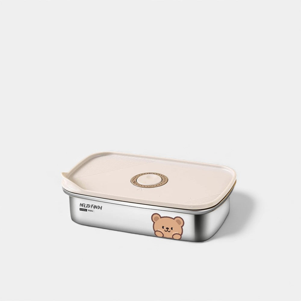 Lunch Box Isotherme Inox Ourson