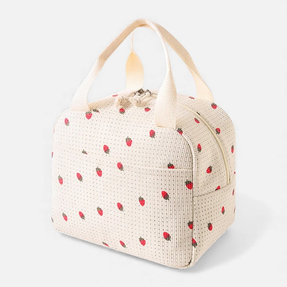 Sac Repas Isotherme Motif Fleury