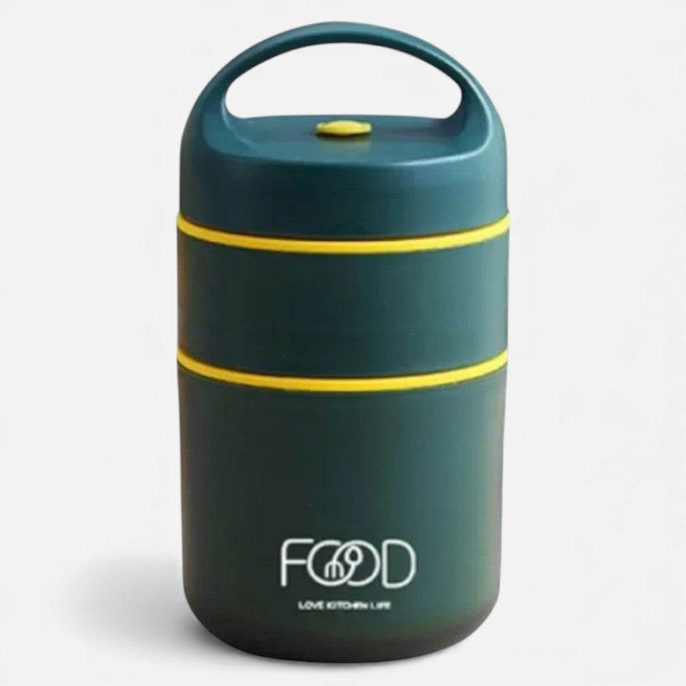 Lunch Box Isotherme Soupe Enfant Vert