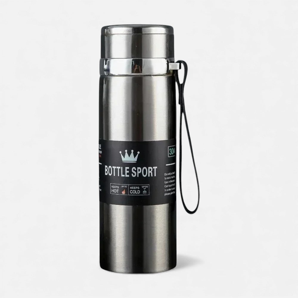Gourde/Thermos Isotherme Sport Argent