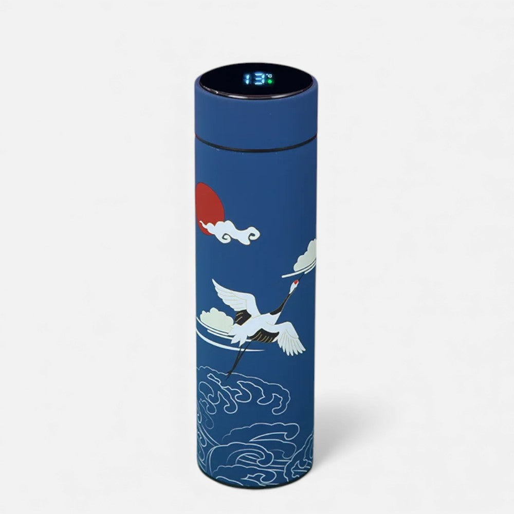 Gourde isotherme intelligente motif Kawaii