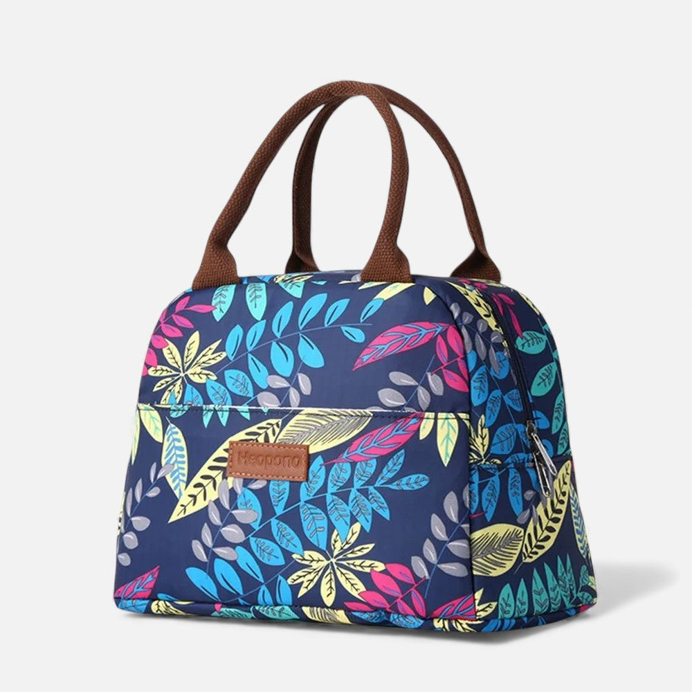 Sac isotherme feuille multicolores