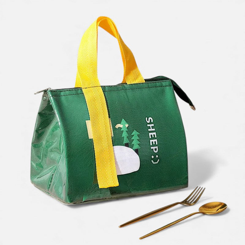 Sac isotherme motif végétal