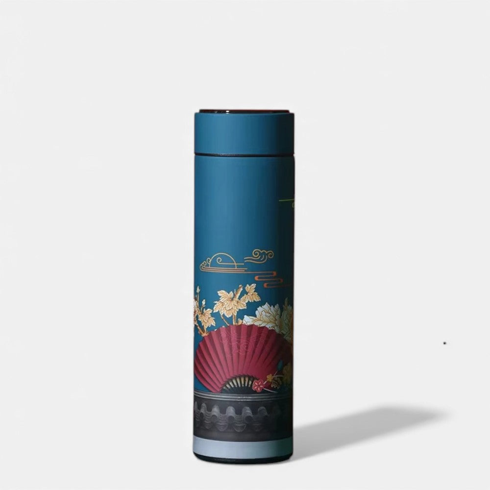 Gourde isotherme intelligente motif Kawaii
