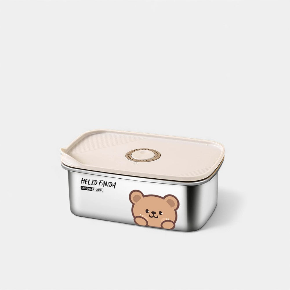 Lunch Box Isotherme Inox Ourson