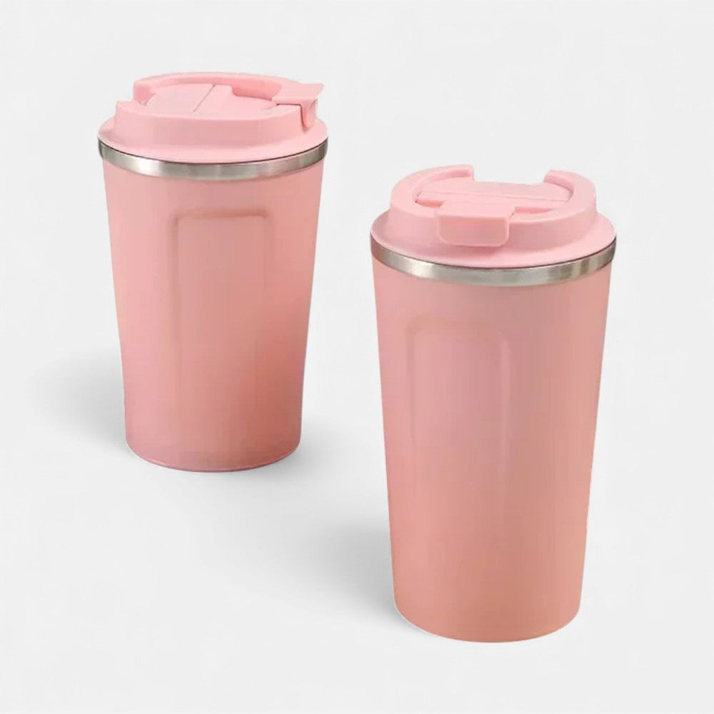 Mug Café Isotherme rose