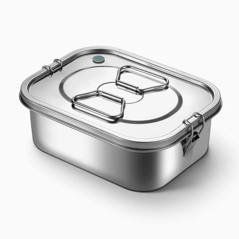Boîte à lunch bento double couche en acier inoxydable 304