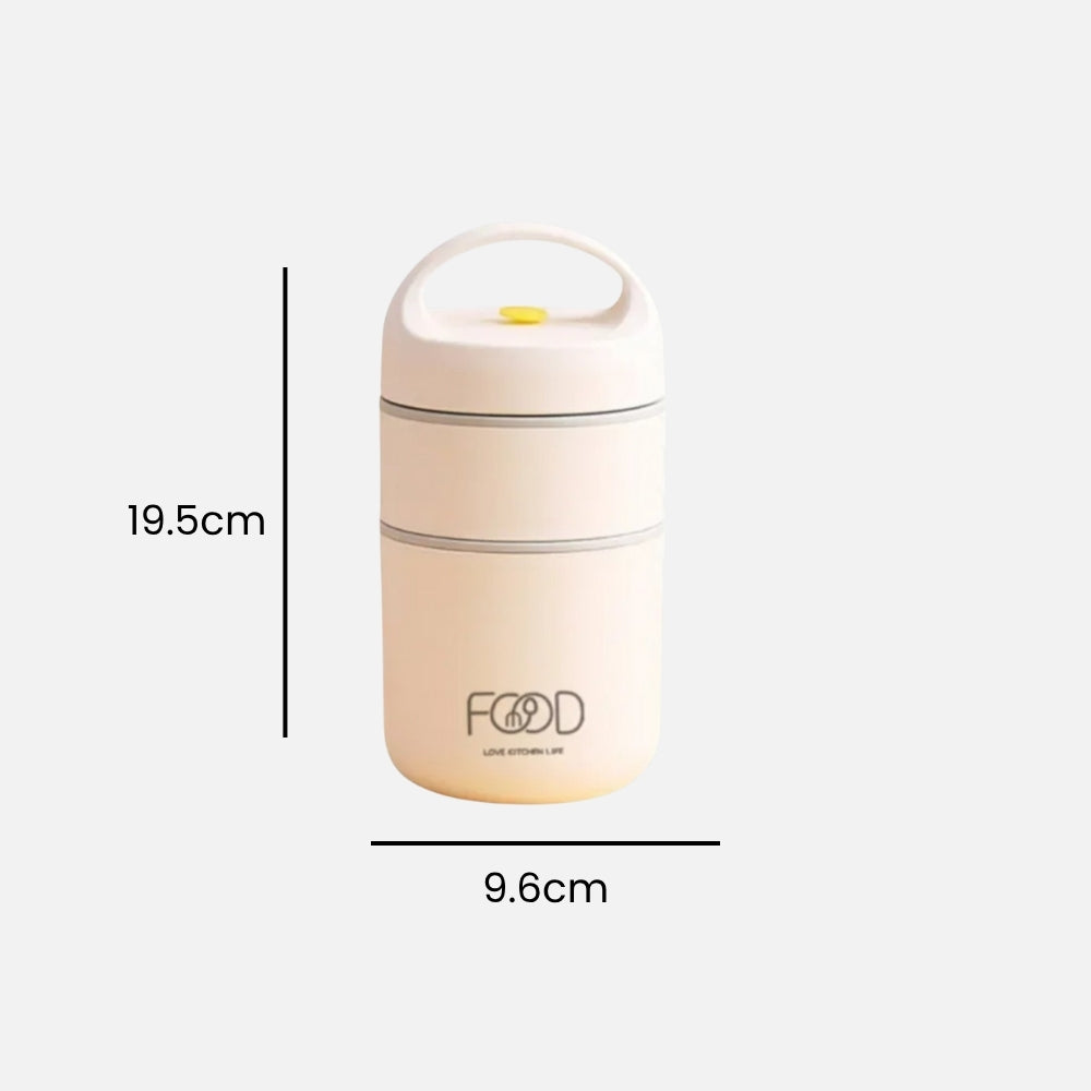 Lunch Box Isotherme à Soupe Pour Enfant Beige