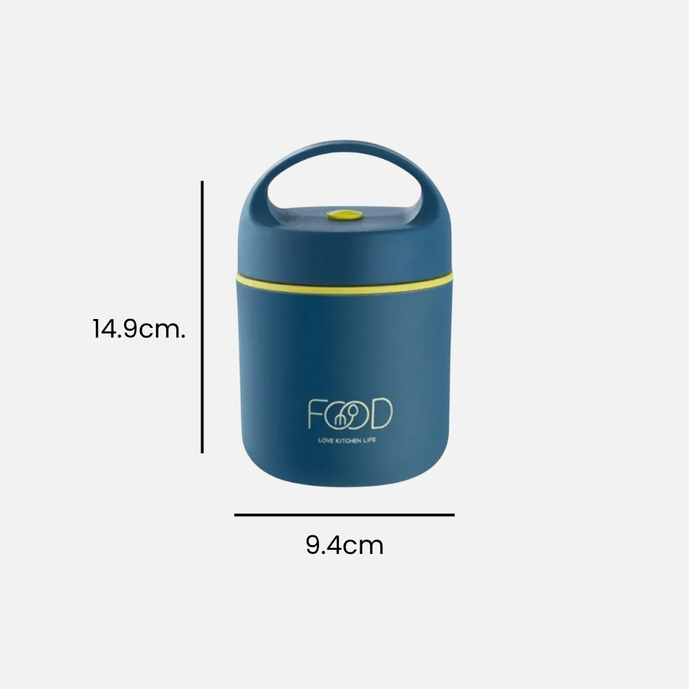 Lunch Box Isotherme Soupe Enfant Bleu