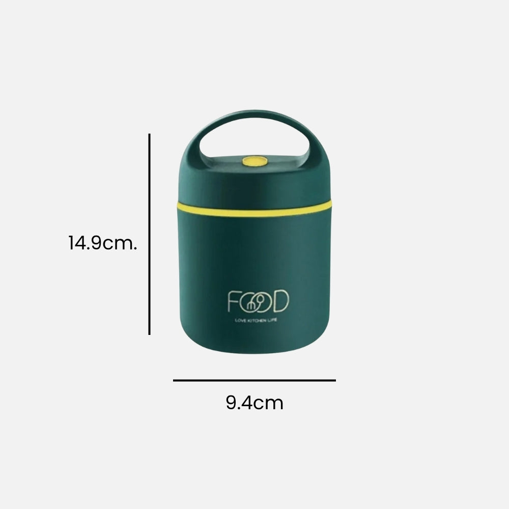 Lunch Box Isotherme Soupe Enfant Vert