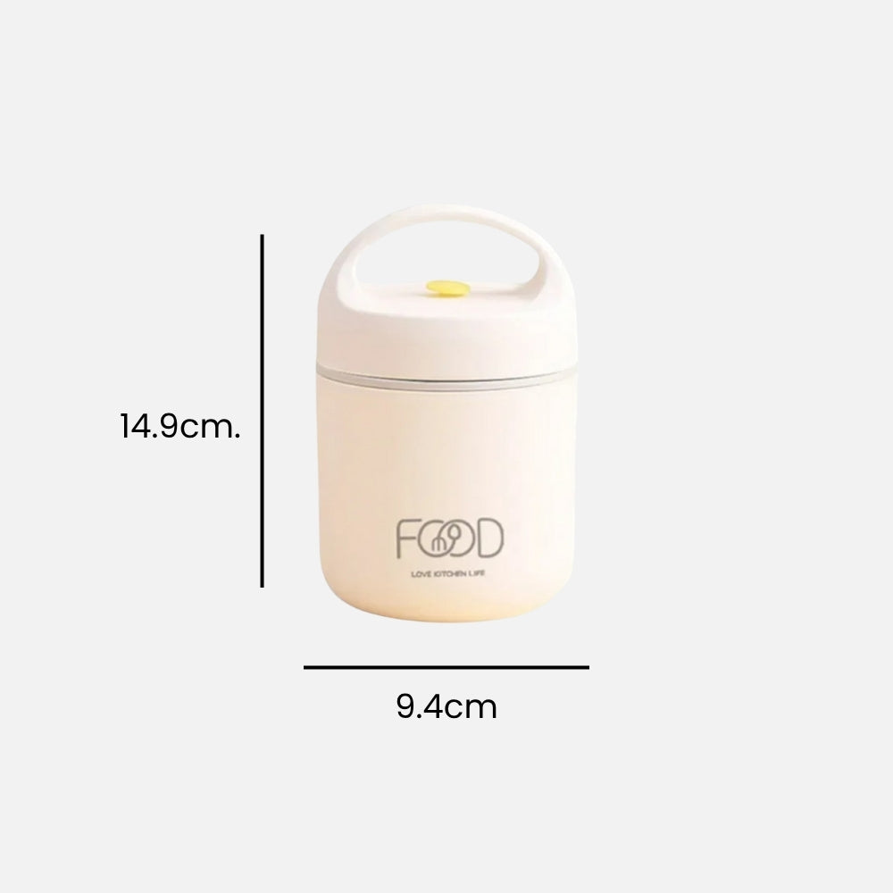 Lunch Box Isotherme à Soupe Pour Enfant Beige