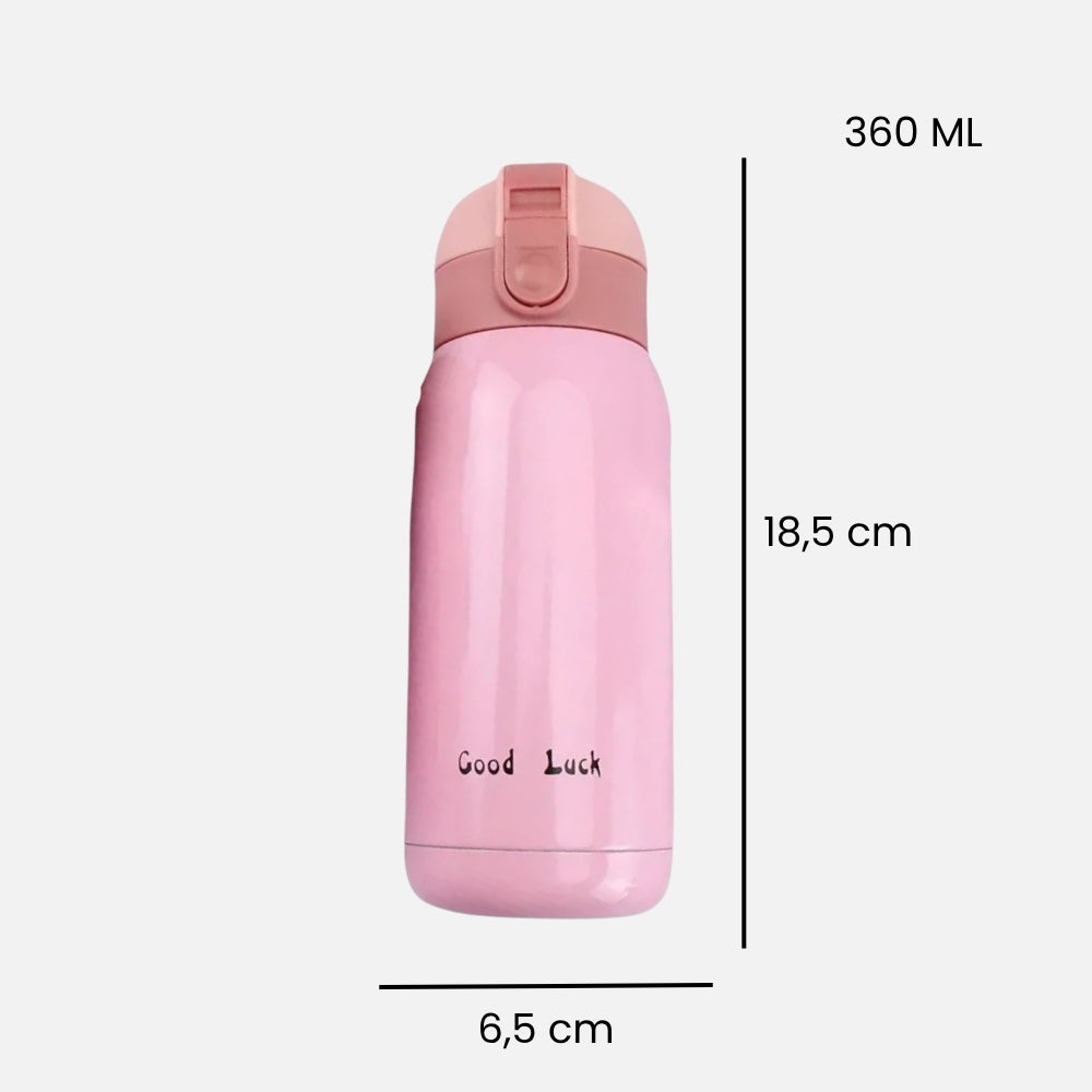 Mini Gourde Isotherme Rose - 200ml/360ml