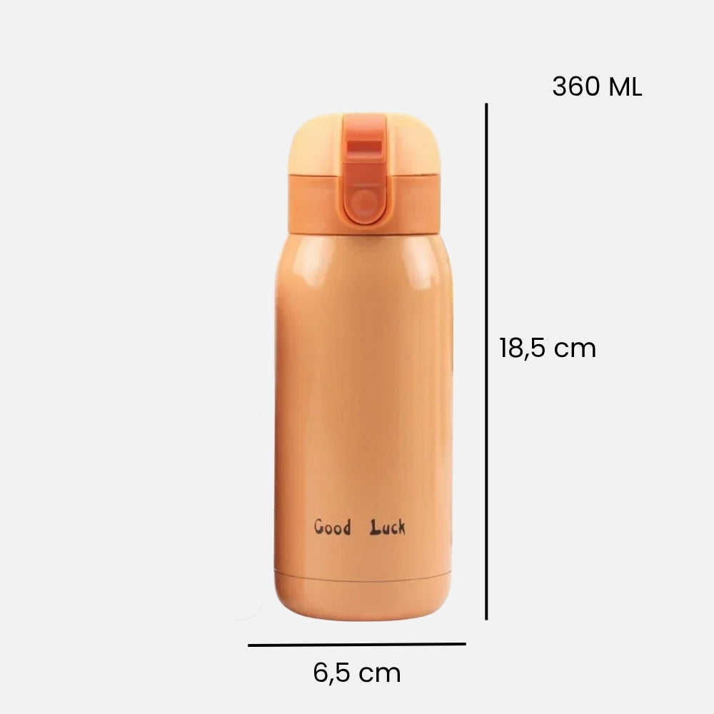 Mini Gourde Isotherme Orange - 200ml/360ml