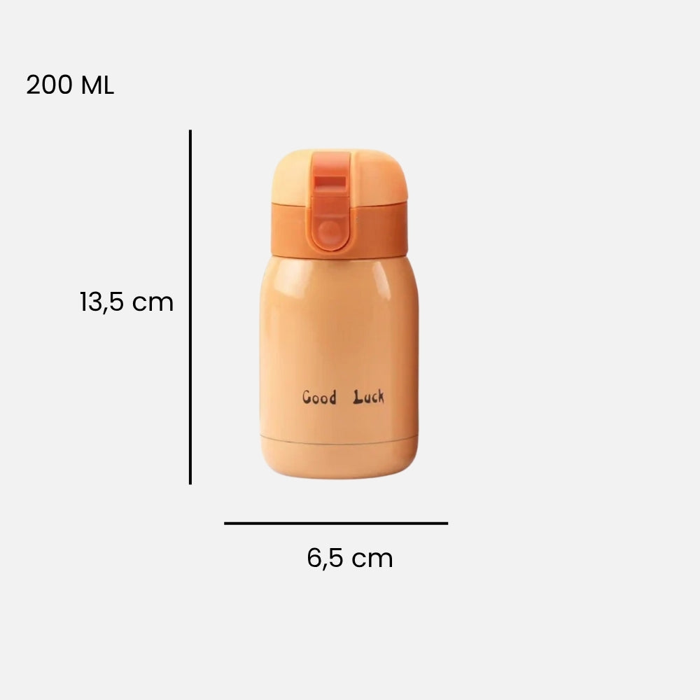 Mini Gourde Isotherme Orange - 200ml/360ml