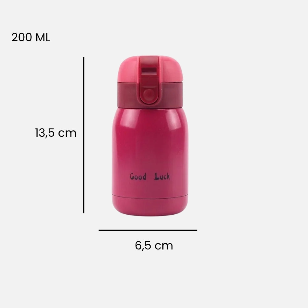 Mini Gourde Isotherme Rouge - 200ml/360ml