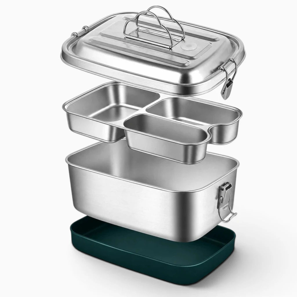 Inox Lunch Box En Acier Inoxydable Hermétique
