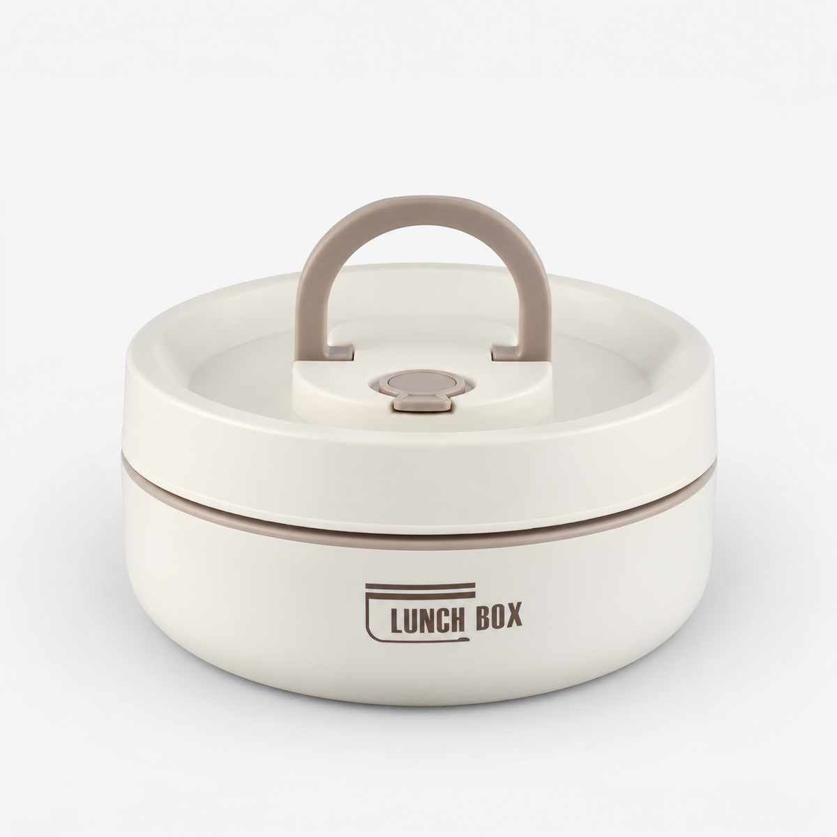 Lunch box isotherme portable 420 ml, format bas, vue de face